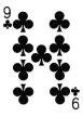  9 of Clubs 